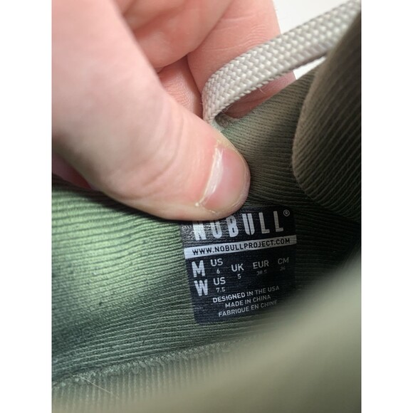 NoBull Sz Women’s 7.5 Men's 6  Canvas Trainer  olive Green  Shoes - Picture 9 of 9